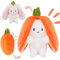 HBSFBH Hasen Karotten Plüsch, Hasen Kuscheltier Verstecken, Osterhase Plüschtier, Plush Ha-Sen Kar-otten, Oster-hase Plüsch Ku-scheltie, K-uscheltier Osterhase Puppe, Plüschtier Hase Karotte