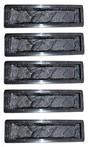- 5 Gießformen -Schalungsformen-Betonformen für Wandklinker Schieferstruktur 320/1