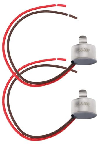 The Lord of the Tools 2 Pezzi Termostato Bimetallico Di Sbrinamento Per Frigorifero 4387503 2149641 Compatibile Con Whirlpool WP4387503 343917