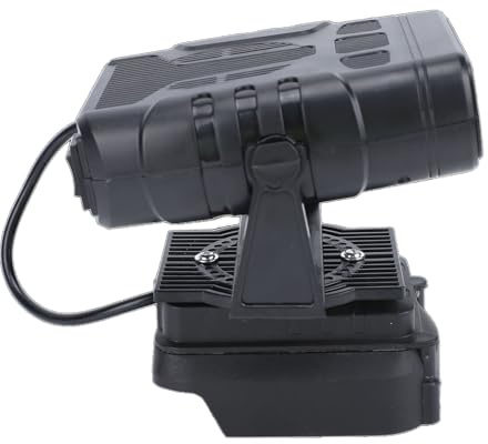 Qcwwy Chauffage de Voiture Portable, Ventilateur de Chauffage de Voiture Portable 170 W, 2 Réglages de Vitesse, Réchauffe Rapidement le Radiateur à Piles pour avec Fonction de Désembuage, adapté