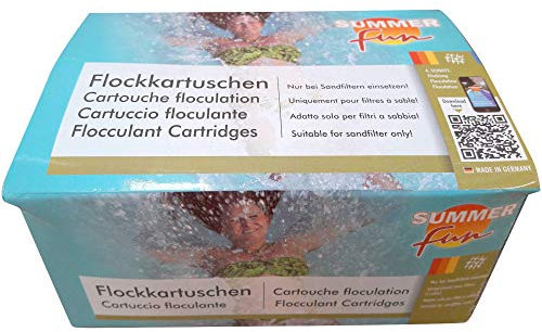 Summer Fun 502010710 Flockungskissen/Flockkartuschen 8-er Pack, 1 kg