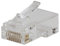 Klein Tools Pass-Thru Modular Data Plug, RJ45 CAT5E, Pass Through Connectors 10-Pack VDV826-728,Yellow/Black