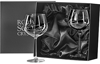Royal Scot Crystal Diamante Pair Gin and Tonic Copa Cocktail Glasses Set of 2