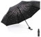 Meiyijia - Paraguas compacto y plegable, protección UV, portátil de Voy, Lady Paraguas – Negro – Diseño de flores de cerezo – Despliega 96 cm, 96 cm
