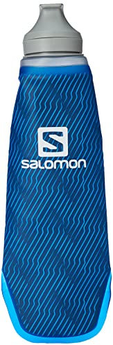 Salomon S Flask INSUL 42, Unisex Soft Flask 400ml für Sommer und Winter, mit Anti Freeze System, zum Laufen und Wandern, Klares Blau/Clear Blue