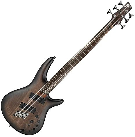 Ibanez Bass Workshop SRC6MS-BLL Multiscale Crossover Bass Black Stained Burst Low Gloss - Basso elettrico a 6 corde