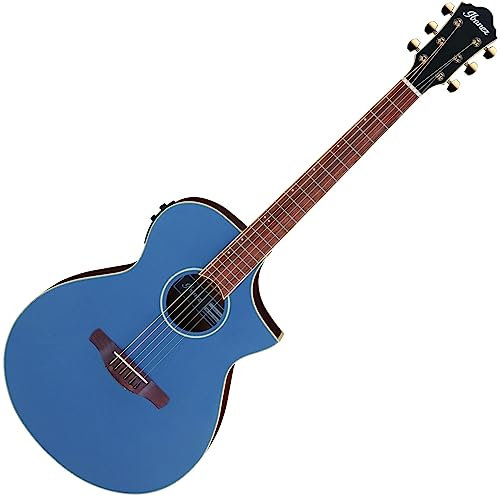 Ibanez AEWC12-PMF Prussian Blue Metallic Flat - Westerngitarre
