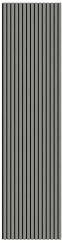 Tuda Grass Direct Luxury Acoustic Wall Slatted 3D Wood Veneer Panels Series 1-300cm x 60cm - Grey