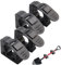 Quick Release Clamp 4Pcs Non-Slip Rubber Clamp for 1.18-1.57in Diameter Tools Universal Strong Load TUV ATV Van Trucks Quick Grip Clamps for Shovel Axe