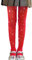 LOLANTA Paquete de 2 medias de red para niñas, pantimedias con diamantes de imitación brillantes para competición de baile para niñas, Rojo brillante, 4-8 años, L