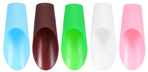 sourcing map Lot de 6 pelles de sol en plastique coloré pour bonsaï - 16 x 4,6 cm - Mini pelles de jardin, culture, creusage, transplantation pour plantes, fleurs, succulentes, grains de café, 6