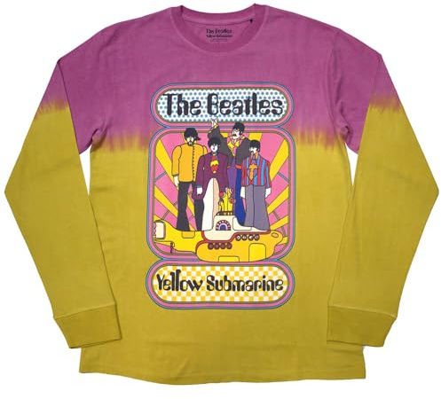 The Beatles Yellow Submarine Band Frame Long Sleeve T Shirt L