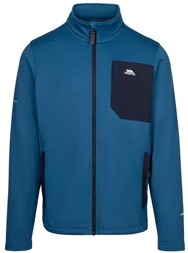 Trespass Mens Full Zip Fleece AT200 Arranfore - Casual Fleece Jacket, Men's Fleece with 3 Zip Pockets, Ideal for Sports, Work & Leisure, Warm Airtrap 280GSM Fleece Jumper