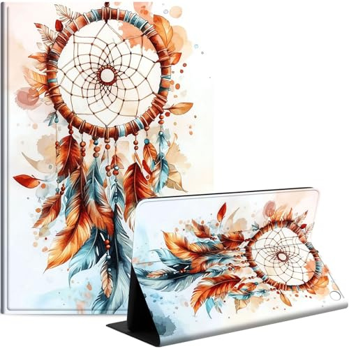 Schutzhülle für Kindle Fire HD 8 und 8 Plus Tablet (12. / 10. Generation, Version 2024/2022/2020), 20,3 cm (8 Zoll), schlankes PU-Leder, Standfunktion, automatische Wake-/Sleep-Funktion