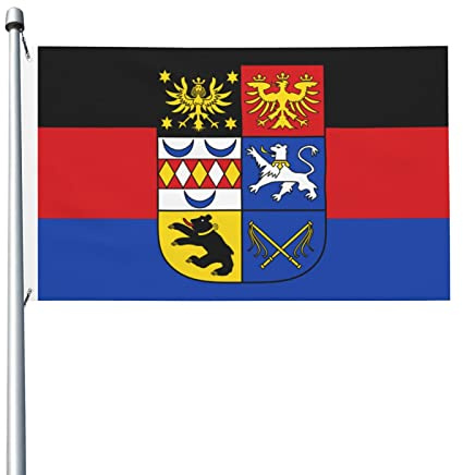 Flagge Ostfriesland Langlebige Flaggendekoration Lichtbeständige Dekorations Fahnen Für Feiertage Porch Außen 3X5 Ft
