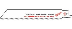 2pcs Milwaukee 48-00-5184 6 x TPI Sawzall Metal Cutting Blade 3/4 Height 5 Blades Per Pack