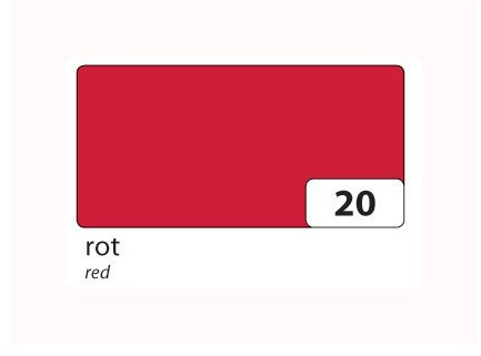 folia Transparentpapier, (B)505 x (L)700 mm, 115 g/qm, rot