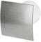 AirTech-UK Bathroom Extractor Fan 100 mm / 4 Brushed Chrome Finish Front Panel - Humidity Sensor