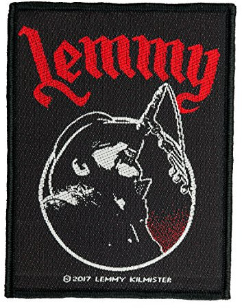 Lemmy Micro Portrait Aufnäher Motörhead Patch Gewebt & Lizenziert !!