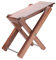 Dilwe Holzgitarre Fußhocker Folding Einstellbare Gitarre Fußstütze Hocker Pedal Stand für Gitarrist Zubehör