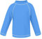 TIZAX Kinder Jungen Schwimmshirt Langarm UV Badeshirt Badebekleidung Schnelltrocknend für Kinder Blau 5 Jahre/110