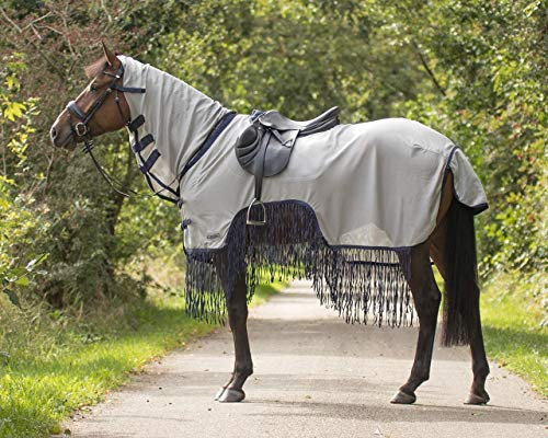 QHP Fliegenausreitdecke mit Fransen - Size 205