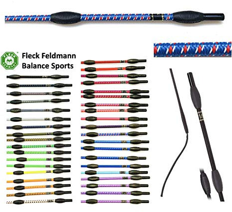 JA Horse Fleck Feldmann Balance Sports Dressurgerte Gerte Reitgerte (130 cm, islandblau)