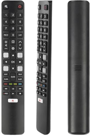 Replacement Remote RC802N for TCL TV Remote Control ARC802N RC802N YUI1, Compatible with TCL Thomson Smart 4K LCD TV, 32DS520 40S6000FS 49DP600 49S6000FS 50DP600 F43S5916 H32S5916 - NO SETUP REQUIRED