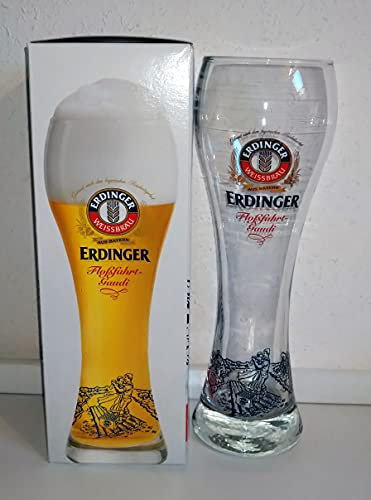 Rofu Erdinger/Gläser/Weißbierglas / 2021-2022 / Floßfahrt-Gaudi / 1 x 0,5 Liter/Weizenglas Action/Kik