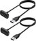 CAVN [2-Pack] Charger Compatible with Fitbit Charge 6/Charge 5/Luxe, 3.3ft Replacement Charger Dock USB Charger Cable Portable Charging Dock Charger Cable for Charge 5
