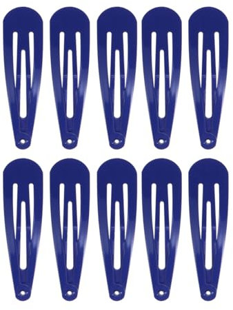 Lurrose Kinder Haarspangen Blaue Haarklammern Set Hair Pin Seite Haare Haare Haare Barrettes Haare Bobby Pin Haarzubeh?r für Frauen Haarstyling Urlaub Party 50Pcs