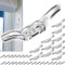 lofrcin 12PCS Blind Cord Cleats, Transparent Plastic Window Blind Accessories Hooks with Screws, UV Protection, Manual Control