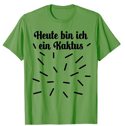Kaktus Kostüm, Karneval & Fasching, Verkleidung Als Kaktus T-Shirt