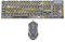Wizarding World - Hogwarts Legacy - Gaming Keyboard and Mouse with LED - AZERTY - FR