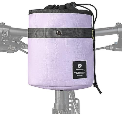 BAIGIO 3.5L Lenkertasche für Fahrrad Multifunktional Fahrradtaschen Vorne Lenker Klein Vordertasche E-Scooter Lenkradtasche Umhängetasche Schultertasche für Kinder Damen und Herren, Lila