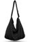 ONCCI Umhängetasche Damen Handtasche, Cord Taschen Groß Shopper Tote Bag Schultertasche Casual Crossbody Bag für Schule Uni Büro Arbeit Reisen Ausflug Einkauf (Schwarz)