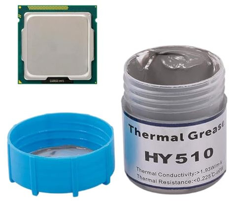 Pruojhw Pâte thermique pour processeur, pâte thermique haute performance - Pâte thermique en silicone à haute conductivité thermique pour refroidir les cartes graphiques et les dissipateurs thermiques