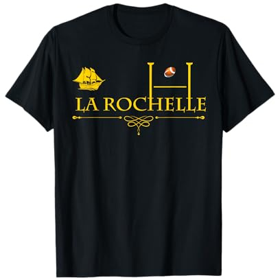 Rugby La Rochelle Rochelais Légende Supporter Joueur T-Shirt
