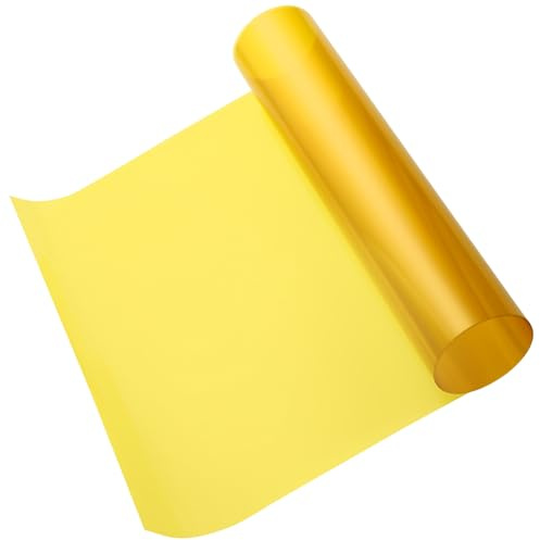 YOSADIER Selbstklebende Lichtstreufolie aus PET Gel Farbfilter 30x100cm für Kreative Bastelprojekte und LED Studio Beleuchtung
