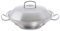 Fissler Original-Profi Collection/Edelstahl-Wok (Ø 35 cm) große Wok-Pfanne unbeschichtet, Asiapfanne mit Metall-Deckel, alle Herdarten - auch Induktion