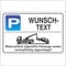 Indigos UG - Parkplatzschild personalisiert mit Wunschtext - Aluverbundplatte ab 30x20 cm - Schilder selbst gestalten für Garage, Hotel, Schule, Parkplatz oder Firma mit Kennzeichen und Name