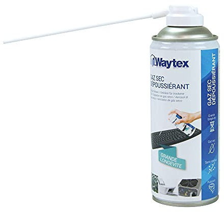 Waytex 73657 Gaz dépoussiérant avec Prolongateur 400 ml Bleu