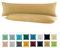 SHC by BaSaTex 2er Pack Jersey Kissenbezüge Kissenhüllen | Kopfkissenbezug aus 100% Baumwolle | 40x145 cm Seitenschläfer Kissenbezug | Farbe Sand Beige