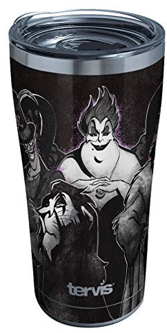 Tervis Villanos de Disney Vaso Aislado de Triple Pared, Acero Inoxidable, Grupo