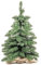 Albero di Natale Alberello Pinetto Verde in PVC ignifugo con Base rivestita in Juta (Altezza 60 cm, Verde)