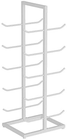 Yogamatten-Aufbewahrungsregal Yoga Matte Speicherregal Home Yoga Matte Lagerhalter Boden Stehend Metall Eisen Yoga Matte Rack Regal Schaum Roller Yoga Strap Widerstandsbänder Handtuchhalter