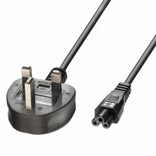 Mr. Gadget Solutions® New! C5 Power Cable Cloverleaf For LG TV 55LA6205 UK Lead 2m Straight