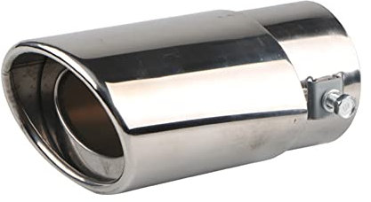 Embout Tuyau De Sortie Pot D'éChappement,iSpchen 5.3-3.8cm DiamèTre IntéRieur Tuyau D'éChappement Voiture Acier Inoxydable Universel Embout Echappement Silencieux Sortie d'échappement