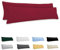 Twinzen Kissenbezug 40x145 aus 100% Baumwoll-Jersey (2er Set) 150 g/qm - Burgund - Mit Reißverschluss Kissenbezug 40 x 145 cm - Kissenhülle Öko Tex Zertifiziert - Ultra weich und atmungsaktiv