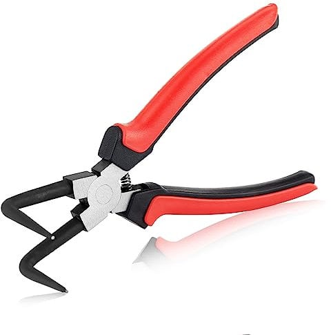 SPEEDWOX Internal Master Cylinder Snap Ring Pliers Internal Ring Remover 90 Degree Bent Nose Retaining Ring Circlip Pliers Long Reach Snap Ring Pliers For Trucks Motorcycles Cars Ring Removal